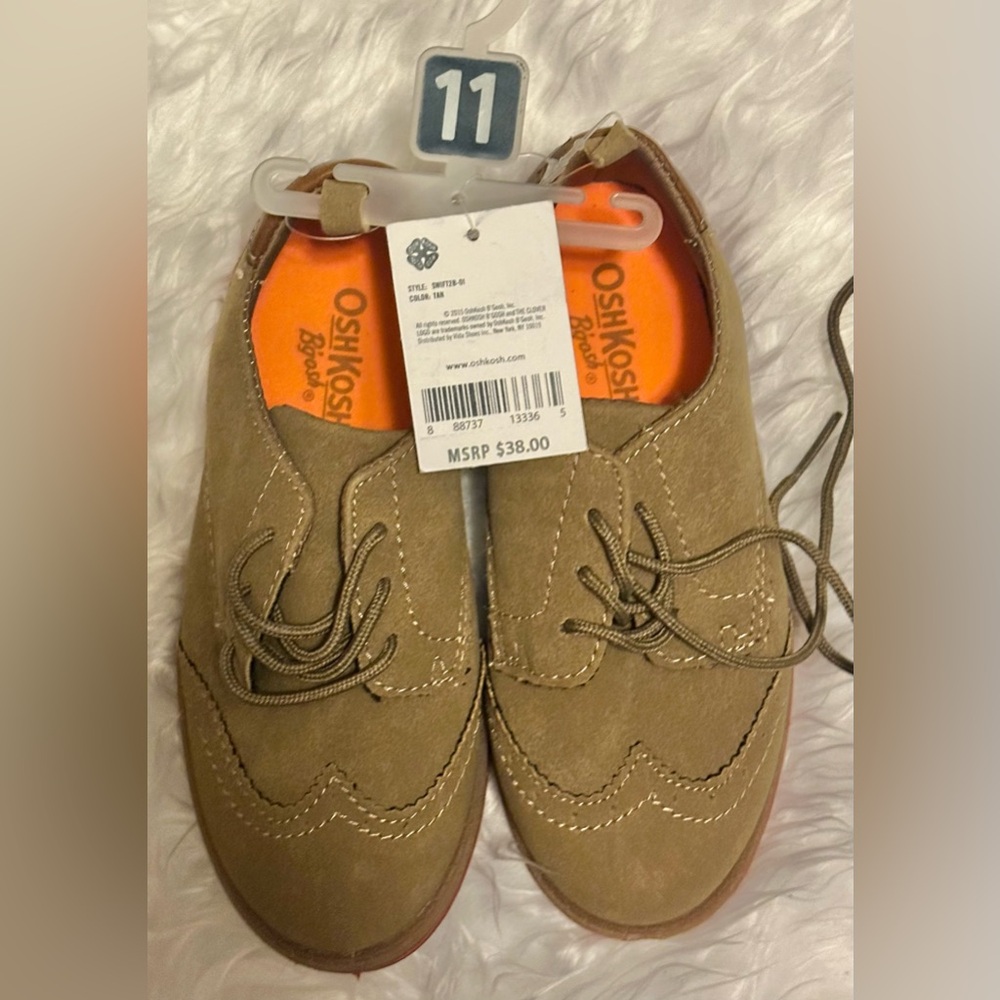 OshKosh B'gosh Tan Kids Dress Shoes